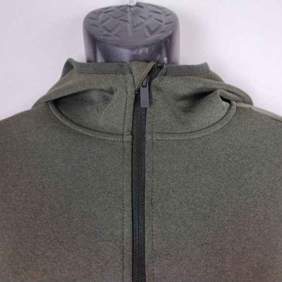 All in Motion NWT Mens Full Zip Up Hooded Soft Jacket Hunter Green XXL - Picture 3 of 5